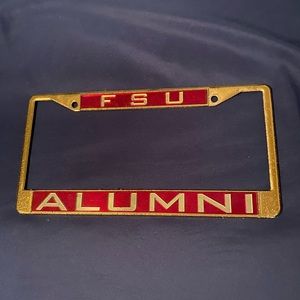 FSU Alumni license plate boarder